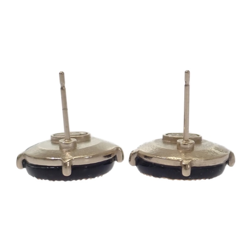 ココマークピアス ピアス メタル ブラック ゴールド金具 レディース【ABランク】 ココマークピアス ピアス メタル ブラック ゴールド金具 レディース【ABランク】