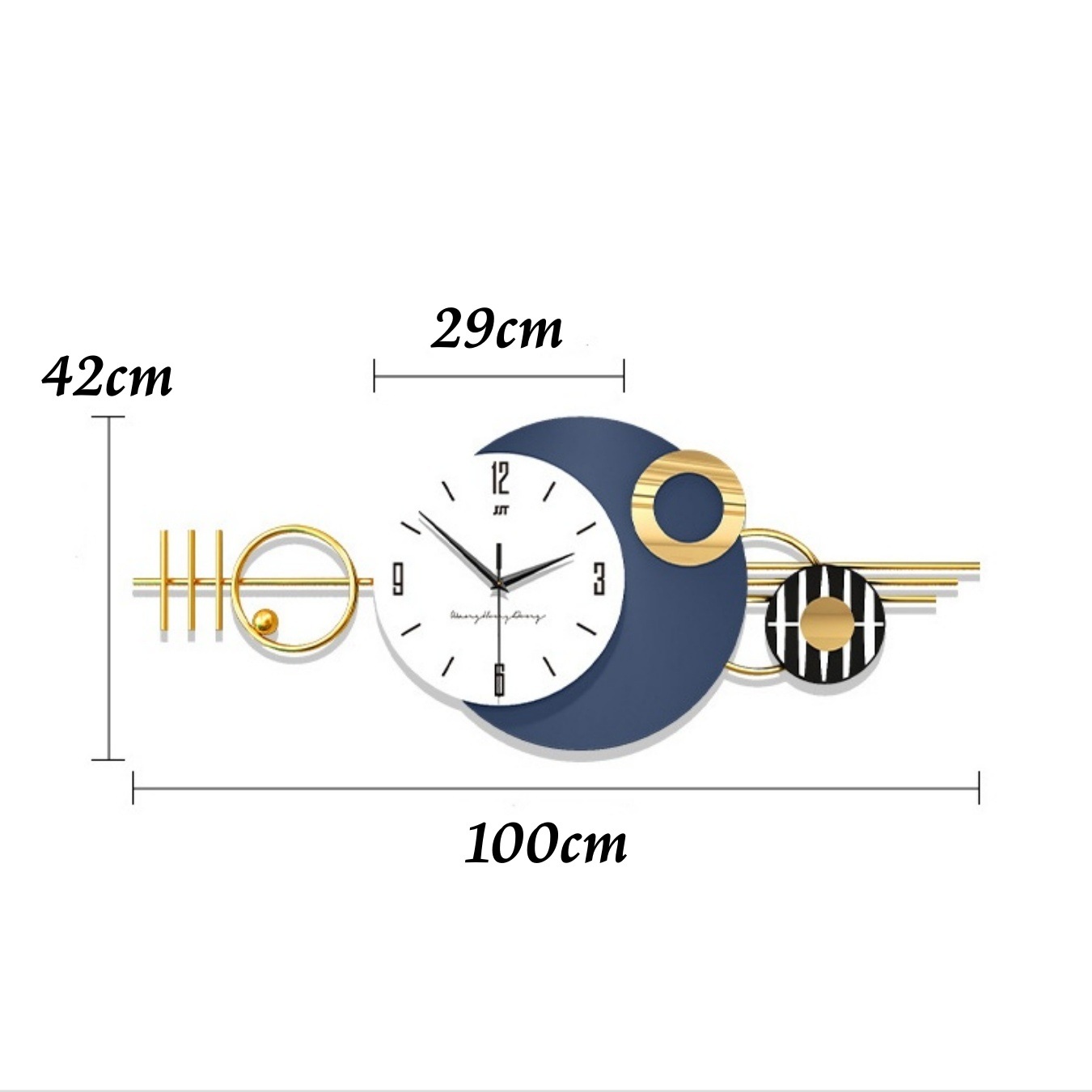 クリエイティブ アート 掛け時計 ラウンド おしゃれ インテリア 静か 見やすい文字盤 アナログ時計 クロック 電池式 静音設計 錆びにくい