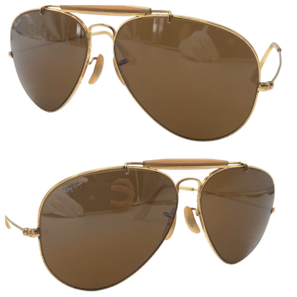 ヴィンテージ B&L RAY-BAN U.S.A ゴールド ブラウン メタル 5214 サングラス 男女兼用 メンズ 501660 ヴィンテージ B&L RAY-BAN U.S.A ゴールド ブラウン メタル 5214 サングラス 男女兼用 メンズ 501660