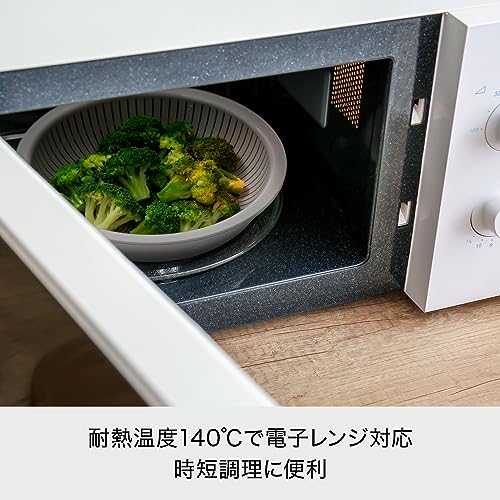 ライクイット (likeーit) ざる ボウル 電子レンジ対応 Colander&Bowl 米とぎにも使える ザルとボール ホワイト 6点セット 日本製 水切り 湯切り可能 耐熱ボウル ライクイット (likeーit) ざる ボウル 電子レンジ対応 Colander&Bowl 米とぎにも使える ザルとボール ホワイト 6点セット 日本製 水切り 湯切り可能 耐熱ボウル