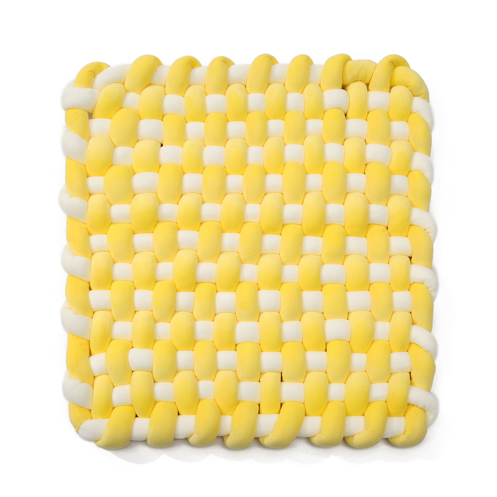 チャンキーニット 7085CM 80100cm 手編みマット 撮影道具 ブランケット 超極太毛糸 手芸 編み物 太い 極太 糸