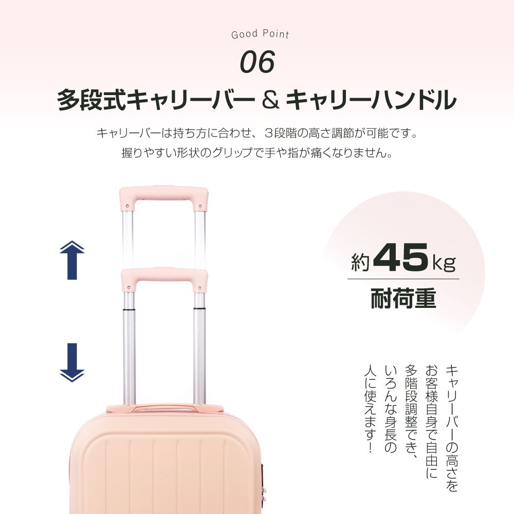 スーツケース キャリーケース キャリーバッグ 小型2-3日用 止まる 超軽 TSAロック搭載 大容量 2way S/Mサイズ トランク 修学旅行 海外旅行 GOTOトラベル 国内旅行 送料無料 sc1