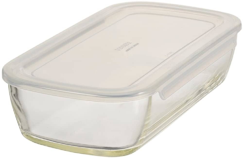 HARIO(ハリオ) 日本製 耐熱ガラス 製 保存容器 角 900ml BUONO kitchen KSTL-90-TW 6個セット クリア HARIO(ハリオ) 日本製 耐熱ガラス 製 保存容器 角 900ml BUONO kitchen KSTL-90-TW 6個セット クリア