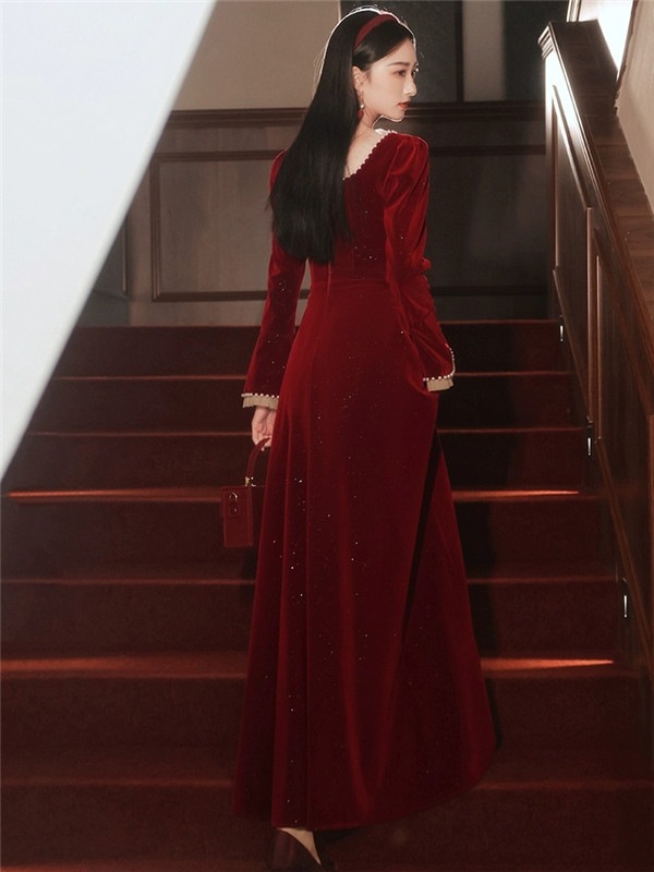 ロング丈ドレス 着痩せ 発表会 演奏会 二次会 長袖 ファスナー エレガント 結婚式 披露宴 フォーマルドレス 編み上げタイプ エレガント 20代 30代 大人 可愛い パーテイードレス ワンピース ロング丈ドレス 着痩せ 発表会 演奏会 二次会 長袖 ファスナー エレガント 結婚式 披露宴 フォーマルドレス 編み上げタイプ エレガント 20代 30代 大人 可愛い パーテイードレス ワンピース