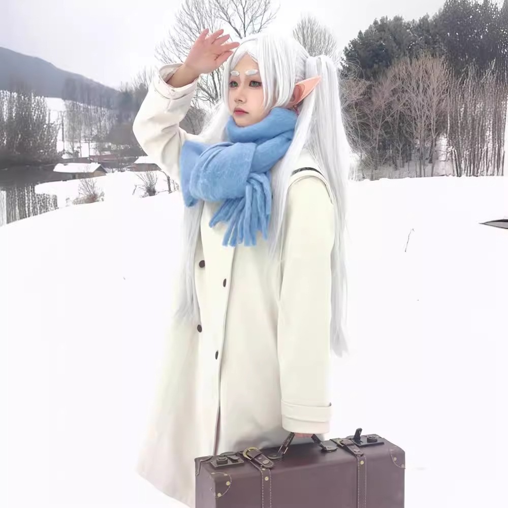 葬られた芙莉莲cos服芙莉莲コスプレ衣装女性フルセット冬服ウールコートアニメセット 葬られた芙莉莲cos服芙莉莲コスプレ衣装女性フルセット冬服ウールコートアニメセット