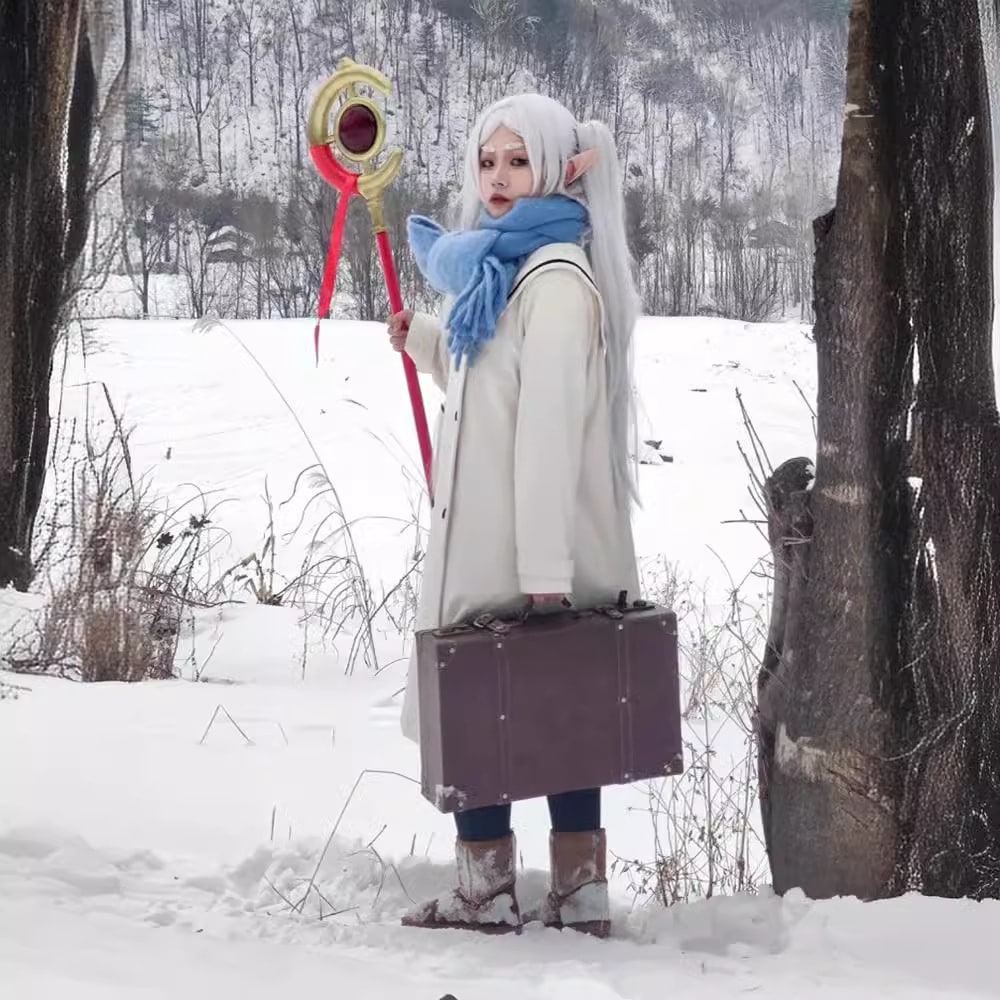 葬られた芙莉莲cos服芙莉莲コスプレ衣装女性フルセット冬服ウールコートアニメセット 葬られた芙莉莲cos服芙莉莲コスプレ衣装女性フルセット冬服ウールコートアニメセット