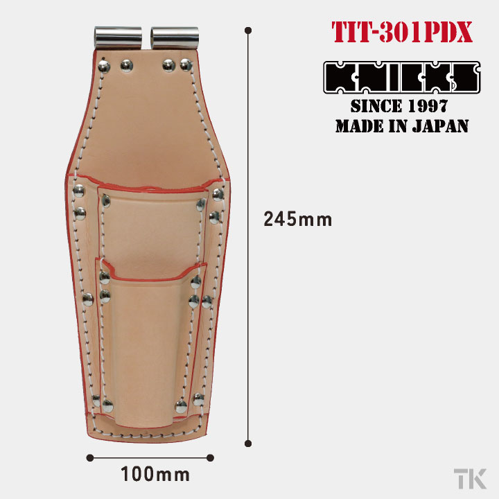 [即日出荷] KNICKS チェーン式ペンチ・ドライバーホルダー [TITプレート補強入り] TIT301PDX /nx-tit-301pdx