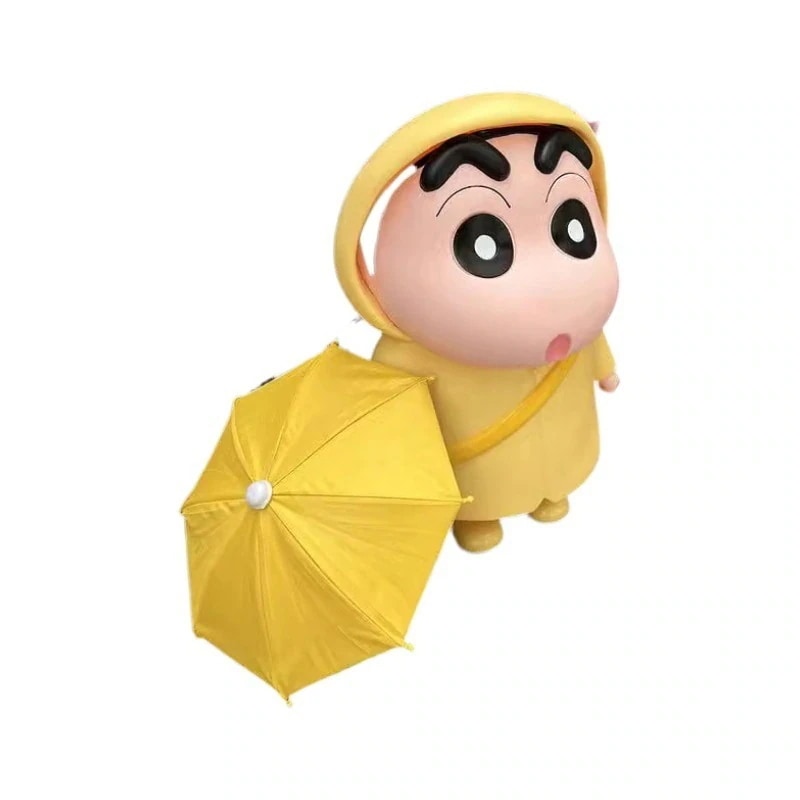 【料】 雨傘レインコートクレヨンしんちゃんフィギュッズシリーズプレゼントアニメモデル潮遊び大置物インテリア286