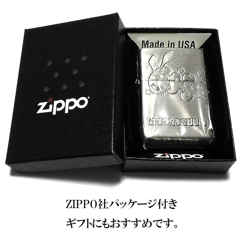 ZIPPO ライター 劇場版 魔法少女まどかマギカ [新編]叛逆の物語 ベベ変身後 まどマギ かわいい 3面エッチング彫刻 シルバー ジッポー 銀 可愛い アニメ キャラクター メンズ レディース