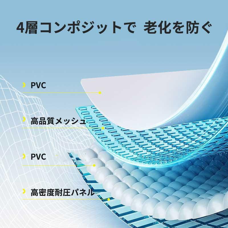 【業界最新 非膨張式プール】 家庭用 プール 大型 空気入れ不要 子供用プール 折りたたみ 厚み 強い耐荷重 四角い プール 収納便利 耐摩擦 耐高温 無臭 ビニールプール 屋内 屋外用