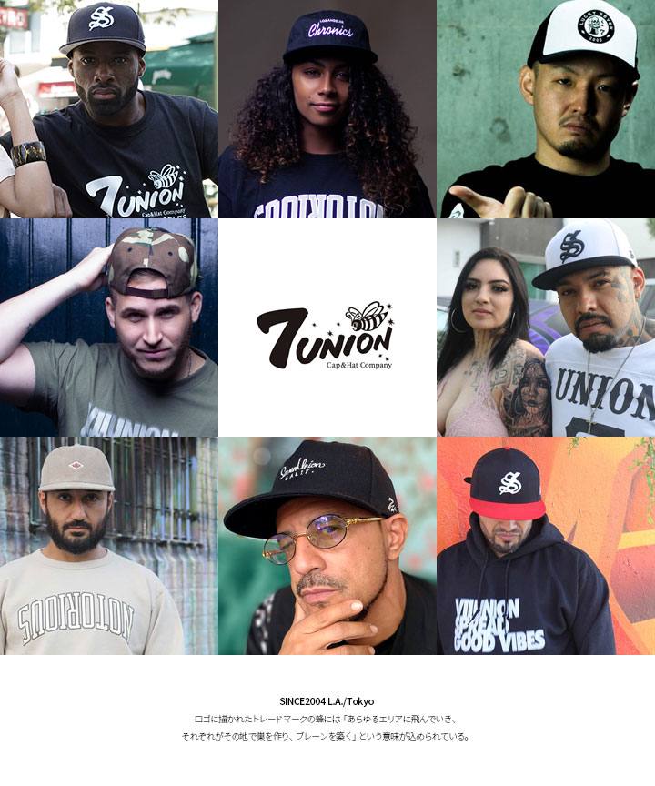 7union キャップ レディース 全2色 帽子 深め おしゃれ かわいい 金プレート バイカラー 切り替え 迷彩柄 タイガーカモ 日除け