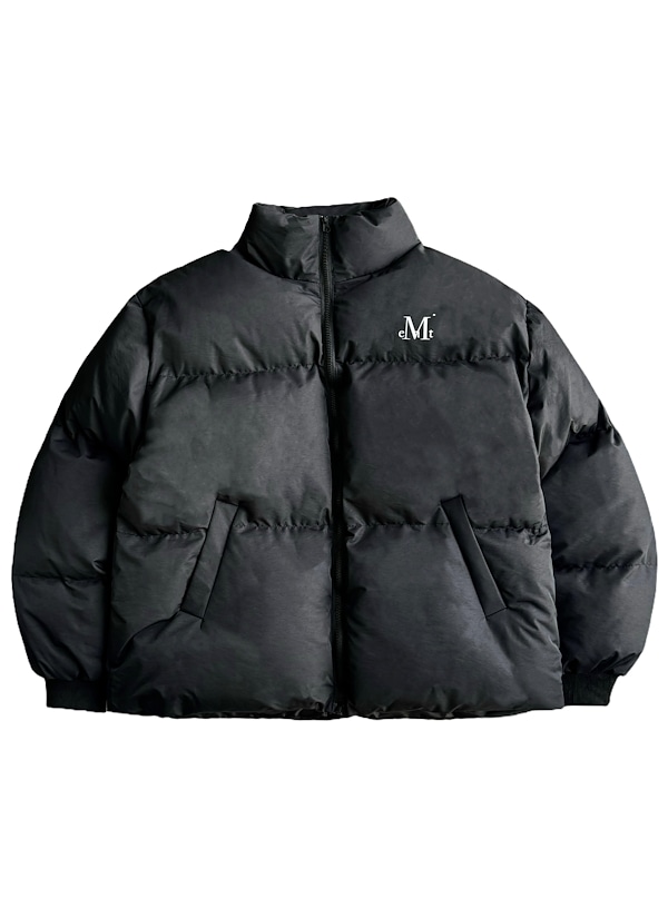 Qoo10 MUCENT (ファッション) ロゴ ショート ポケット ダウンジャケッ