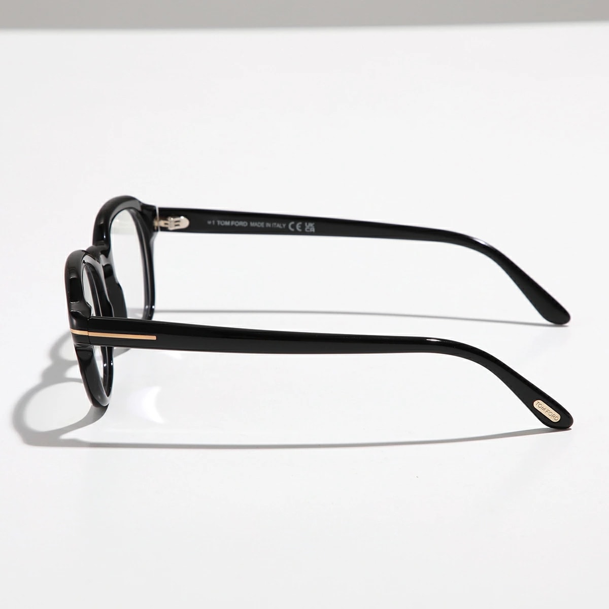 TOM FORD トムフォード メガネ TF5871-B FT5871-B レディース ウェリントン型 フルリム めがね 眼鏡 伊達メガネ ブルーライトカット Tロゴ アイウェア 001