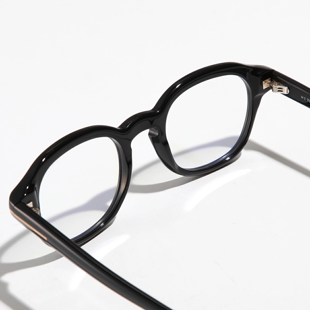 TOM FORD トムフォード メガネ TF5871-B FT5871-B レディース ウェリントン型 フルリム めがね 眼鏡 伊達メガネ ブルーライトカット Tロゴ アイウェア 001