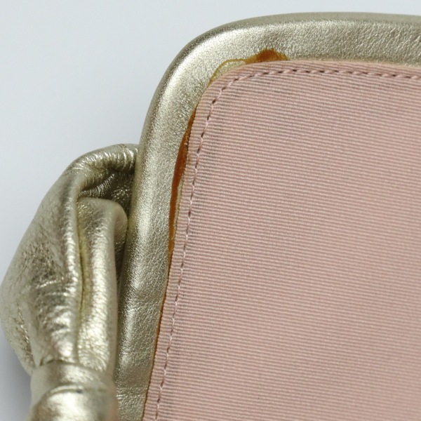 42475 ハンドルポーチ パーカーストロートップ ベージュゴールド