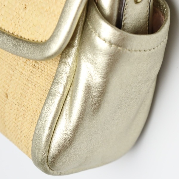 42475 ハンドルポーチ パーカーストロートップ ベージュゴールド