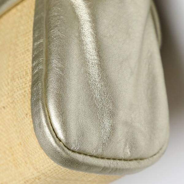 42475 ハンドルポーチ パーカーストロートップ ベージュゴールド