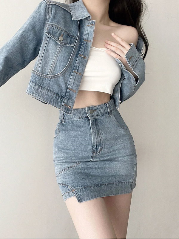 Qoo10] 新しい セットアップ Gジャン ギャル