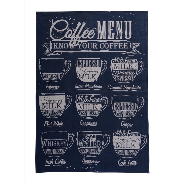 インド綿のラグ COFFEE MENU 130190cm 北欧 ナチュラル センターラグ 敷物 リビング