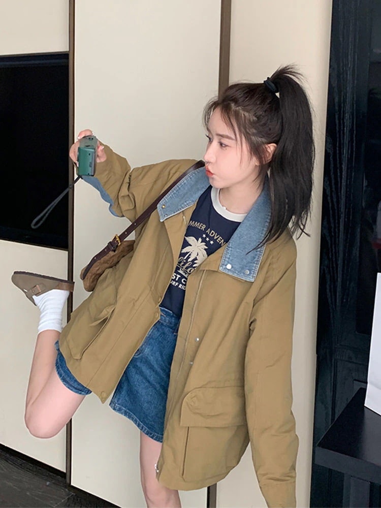 福袋2025大人気 デニムは工装コートをつなぎ合わせています 福袋2025大人気 デニムは工装コートをつなぎ合わせています