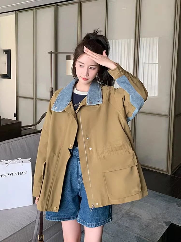 福袋2025大人気 デニムは工装コートをつなぎ合わせています 福袋2025大人気 デニムは工装コートをつなぎ合わせています