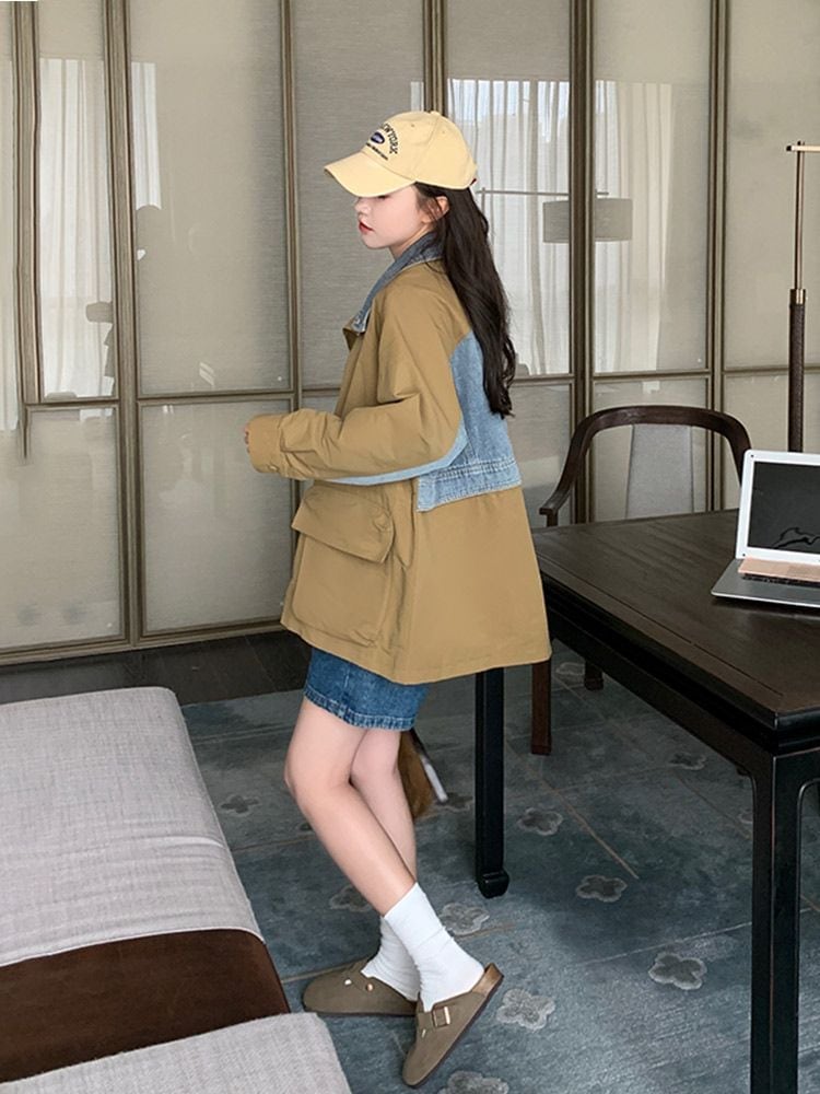 福袋2025大人気 デニムは工装コートをつなぎ合わせています 福袋2025大人気 デニムは工装コートをつなぎ合わせています