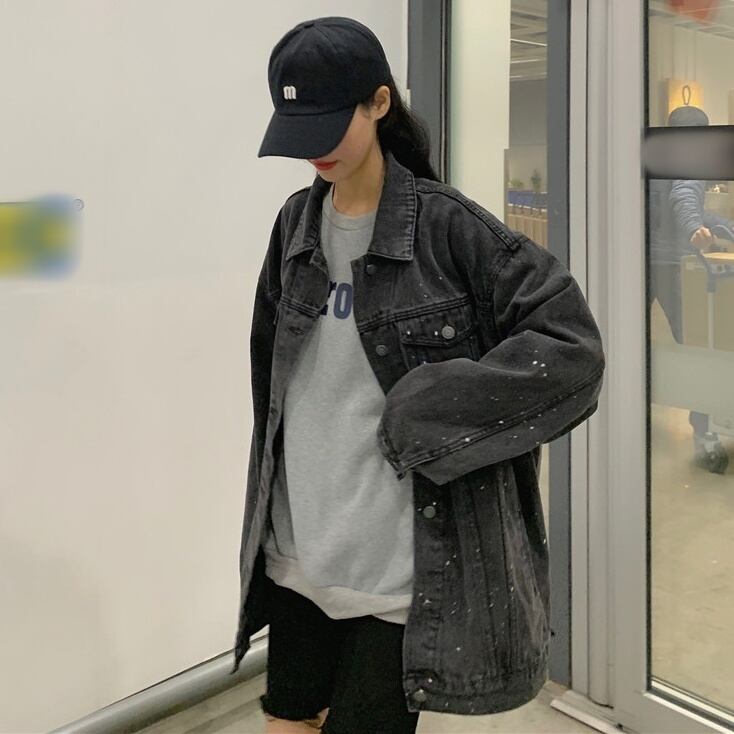 レディース アウター ジャケット デニムジャケット Gジャン バックプリント グラフィックペイント レディース アウター ジャケット デニムジャケット Gジャン バックプリント グラフィックペイント