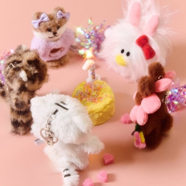 ILLIT 1st アニバーサリー　ぬいぐるみ　マスコット　キーリング　イロハ ILLIT デビュー1周年記念 キーホルダー ぬいぐるみ イロハ