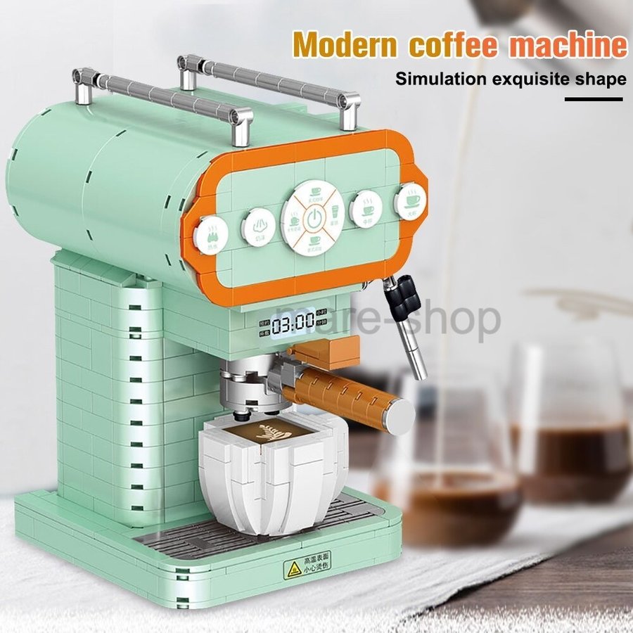 ブロック レゴ 互換 レゴ互換 コーヒー コーヒーマシン コーヒー