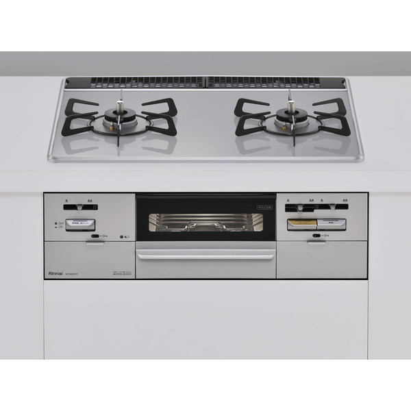 RS21W28P12TVR-LP ライトグレー SAFULL [ビルトインガスコンロ(プロパンガス用2口右強火力タイプ幅60cm)]