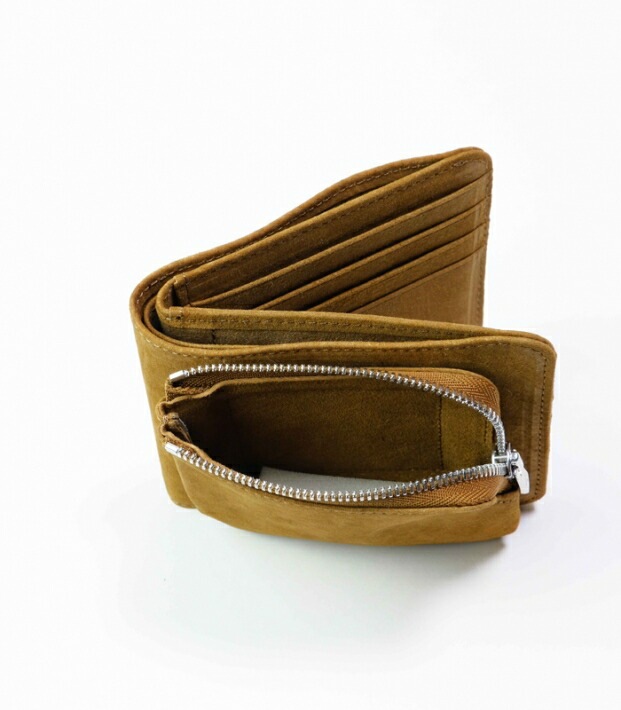 REN スモーク外ポケウォレット (darkgray) レザー財布【送料無料 レン