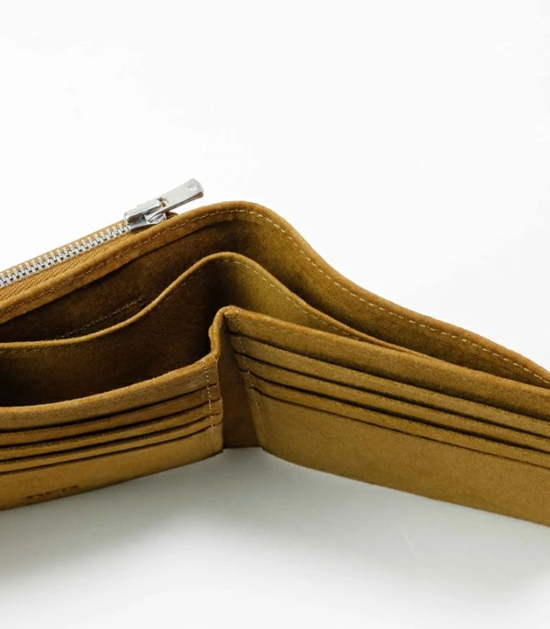 REN スモーク外ポケウォレット (darkgray) レザー財布【送料無料 レン