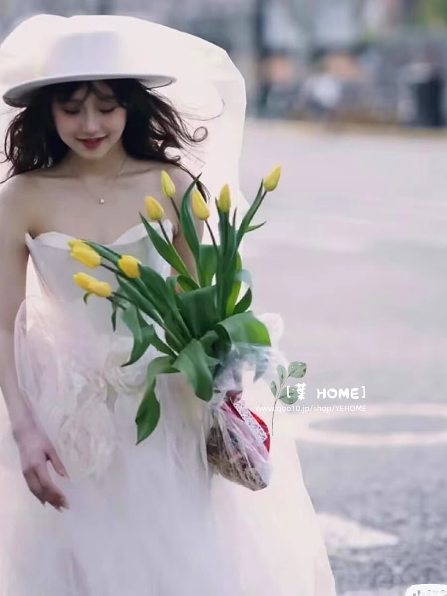 森系 パーティードレス ウェディングドレス 立体花 花嫁ロングドレス 結婚式 二次会 エレガント お呼ばれ 挙式 簡約 姫系発表会 コンサート 韓国ファッション ポンポンスカート