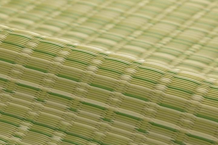 ラグ ラグマット 8畳 おしゃれ い草風 夏 ラグ カーペット 洗える 上敷き PP ラグ ござ ダイニングラグ 日本製 和風 撥水 いぐさ風 団地間8畳 約340×340cm