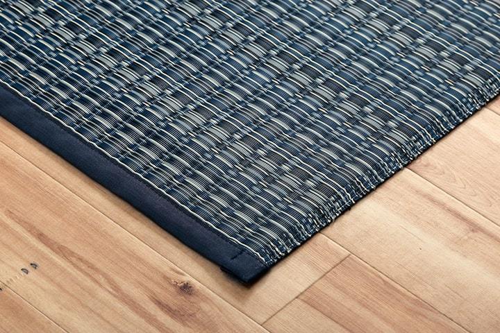 ラグ ラグマット 8畳 おしゃれ い草風 夏 ラグ カーペット 洗える 上敷き PP ラグ ござ ダイニングラグ 日本製 和風 撥水 いぐさ風 団地間8畳 約340×340cm