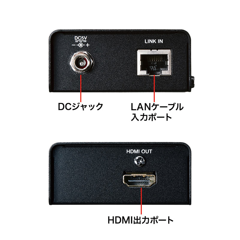 HDMIエクステンダー 受信機 VGA-EXHDLTR