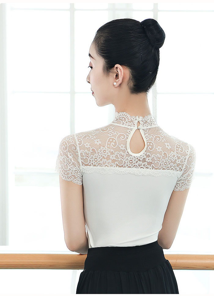 バレエ トップス レース フレンチスリーブ ハイネック エレガント トップス おしゃれ バレエウェア ストレッチ 大人 エレガント レッスン着 練習 大人 ジュニア バレエ用品 可愛い バレエウェ バレエ トップス レース フレンチスリーブ ハイネック エレガント トップス おしゃれ バレエウェア ストレッチ 大人 エレガント レッスン着 練習 大人 ジュニア バレエ用品 可愛い バレエウェ