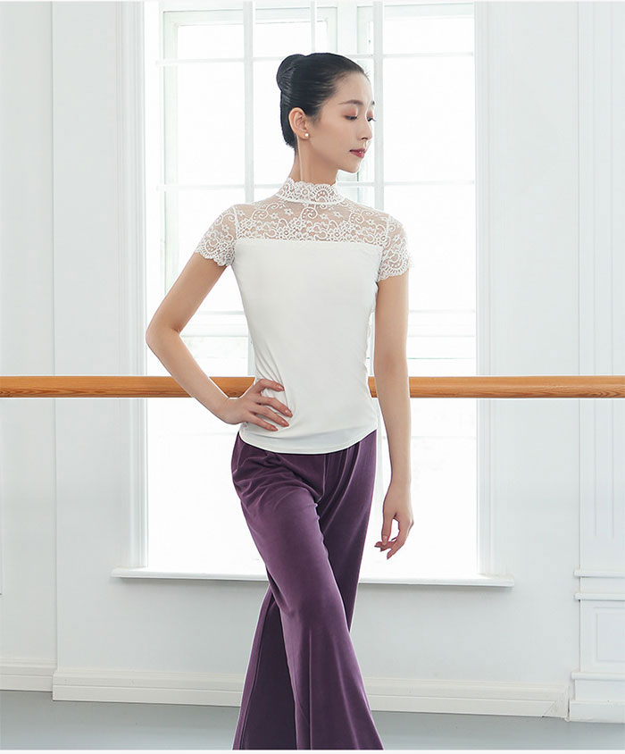 バレエ トップス レース フレンチスリーブ ハイネック エレガント トップス おしゃれ バレエウェア ストレッチ 大人 エレガント レッスン着 練習 大人 ジュニア バレエ用品 可愛い バレエウェ バレエ トップス レース フレンチスリーブ ハイネック エレガント トップス おしゃれ バレエウェア ストレッチ 大人 エレガント レッスン着 練習 大人 ジュニア バレエ用品 可愛い バレエウェ