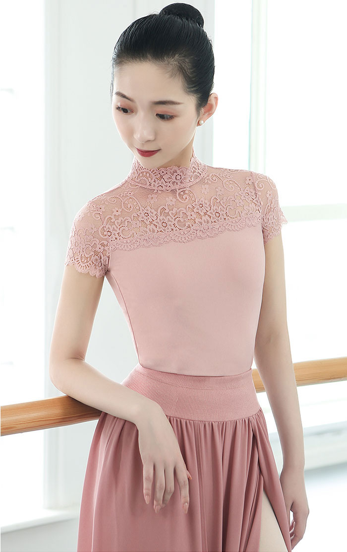 バレエ トップス レース フレンチスリーブ ハイネック エレガント トップス おしゃれ バレエウェア ストレッチ 大人 エレガント レッスン着 練習 大人 ジュニア バレエ用品 可愛い バレエウェ バレエ トップス レース フレンチスリーブ ハイネック エレガント トップス おしゃれ バレエウェア ストレッチ 大人 エレガント レッスン着 練習 大人 ジュニア バレエ用品 可愛い バレエウェ