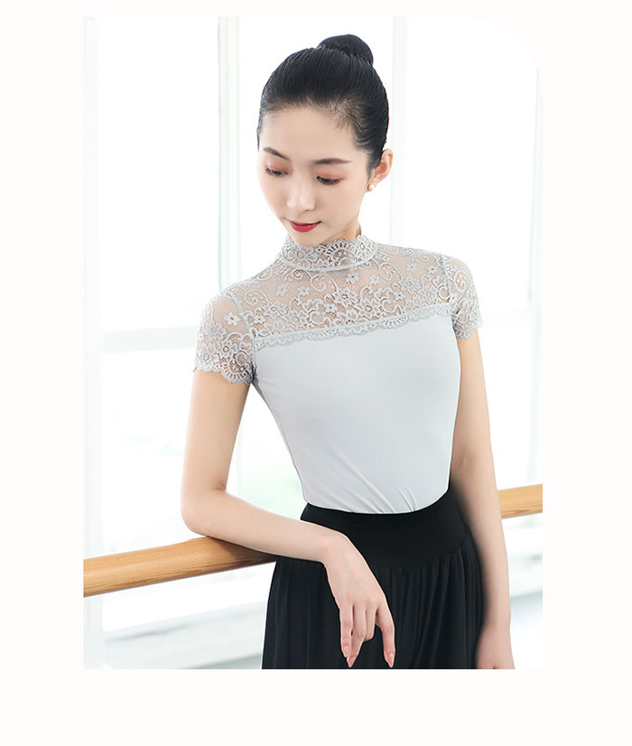 バレエ トップス レース フレンチスリーブ ハイネック エレガント トップス おしゃれ バレエウェア ストレッチ 大人 エレガント レッスン着 練習 大人 ジュニア バレエ用品 可愛い バレエウェ バレエ トップス レース フレンチスリーブ ハイネック エレガント トップス おしゃれ バレエウェア ストレッチ 大人 エレガント レッスン着 練習 大人 ジュニア バレエ用品 可愛い バレエウェ