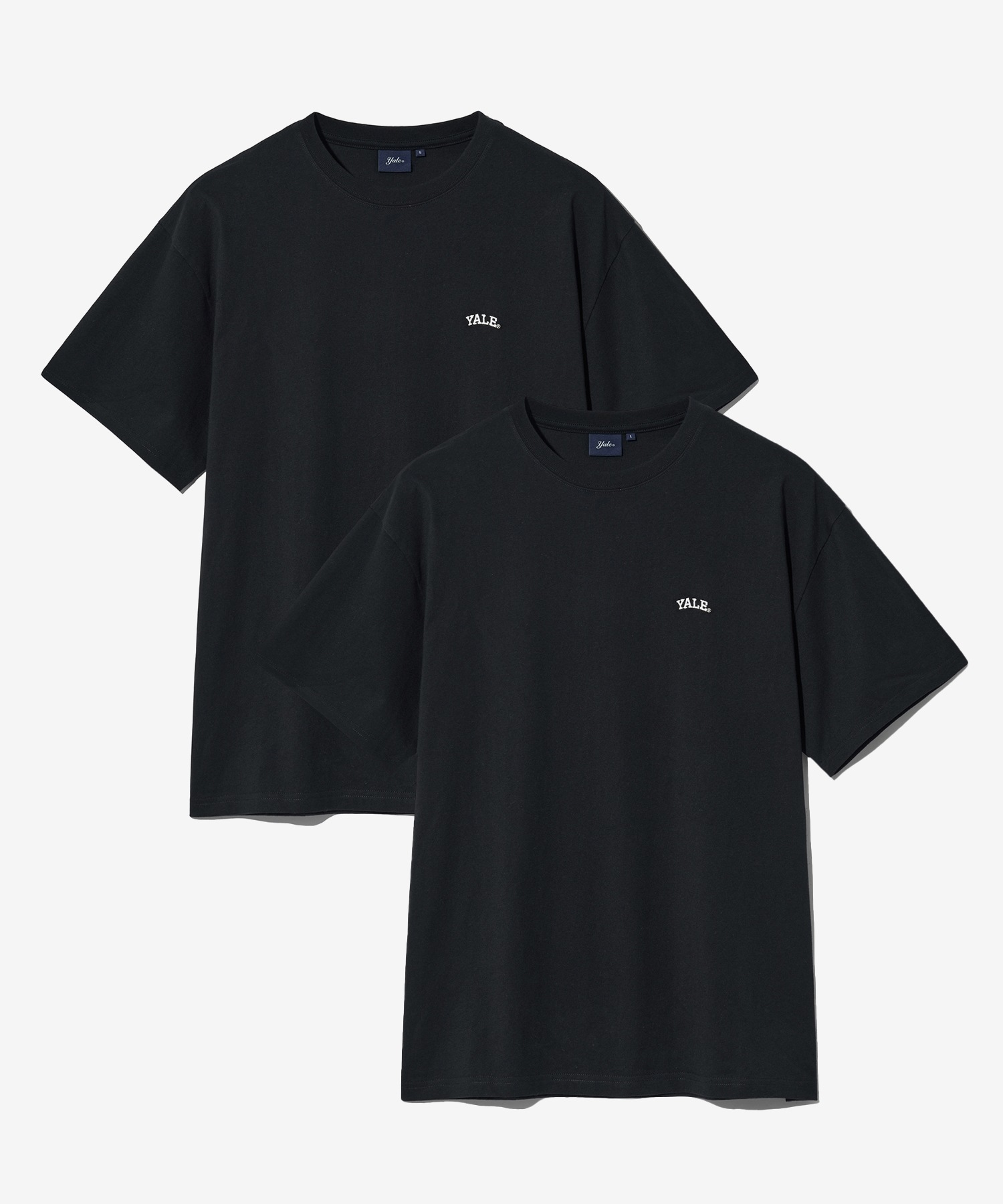 NERDY★韓国人気 BLENK SMALL LOGO S/S T-SHIRT 2PACK 男女共用 NERDY☆韓国人気 BLENK SMALL LOGO S/S T-SHIRT 2PACK 男女共用