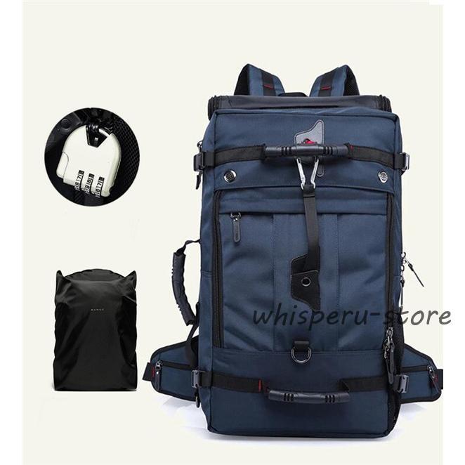 リュック リュックサック 大容量 40L 50L メンズ 4way 防犯 防災リュック バッグ アウトドア ビジネスリュック 防水ナイロン ロック付き