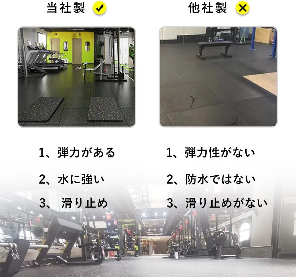 ゴムマット ラバーマット ジム マット トレーニング マット 連結パーツ付き 全8色 ジム 筋トレ エクササイズ フィットネス ダンベル 防音 防振 20枚/40枚/50枚ゴムチップ 圧縮材 ゴムマット ラバーマット ジム マット トレーニング マット 連結パーツ付き 全8色 ジム 筋トレ エクササイズ フィットネス ダンベル 防音 防振 20枚/40枚/50枚ゴムチップ 圧縮材