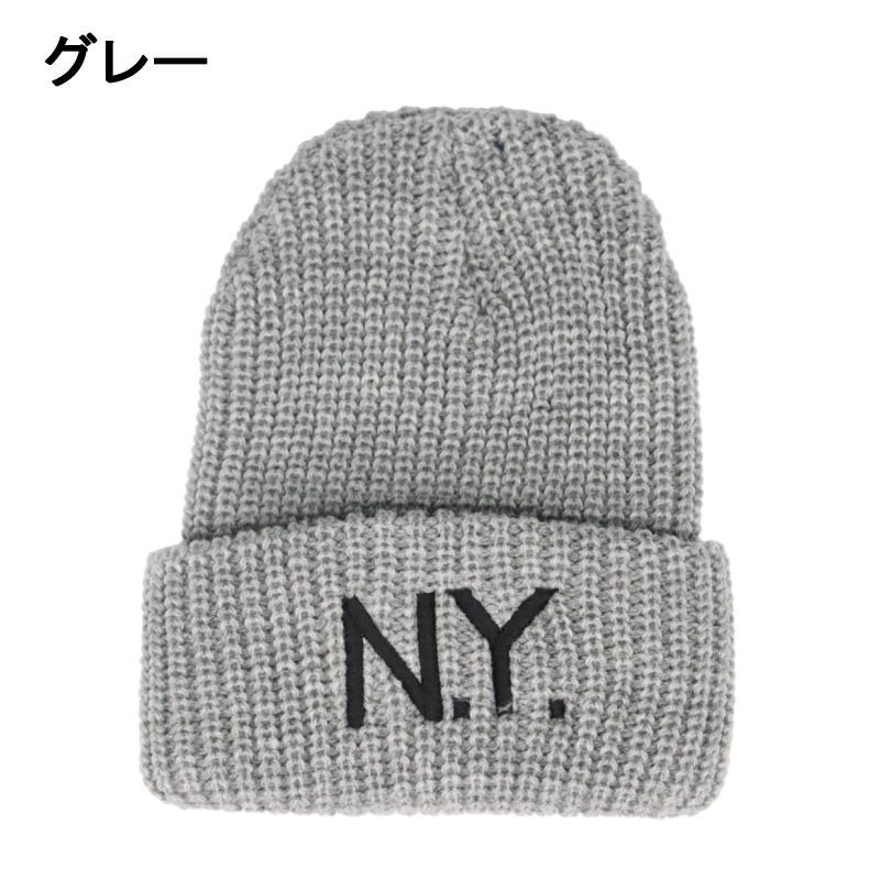 正規品 NY ニット帽 ビーニー NYA40