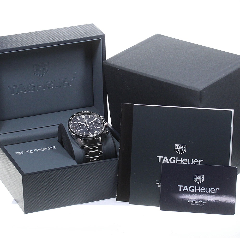 タグホイヤー TAG HEUER CBN2A1B カレラ キャリバー ホイヤー02 スポーツ クロノグラフ 自動巻き メンズ 良品 箱・保証書付き_774788【中古】
