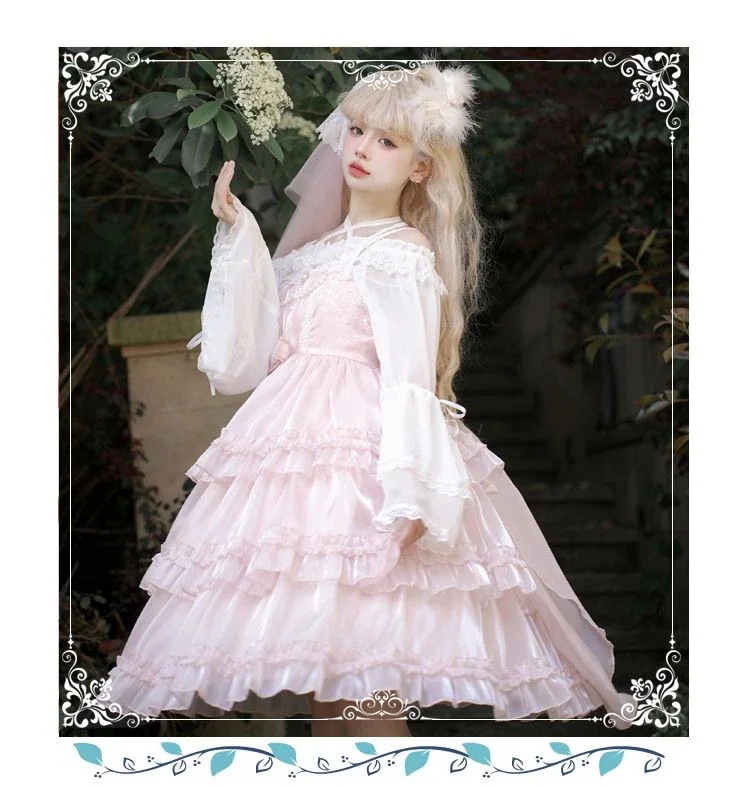 『目玉新商品』 夏服新作 キャミソールスカート 可愛い ロリータ 二次元 ワンピース メイド 洋装 半袖 op日常 三段ケーキスカート 花嫁 茶会 『目玉新商品』 夏服新作 キャミソールスカート 可愛い ロリータ 二次元 ワンピース メイド 洋装 半袖 op日常 三段ケーキスカート 花嫁 茶会