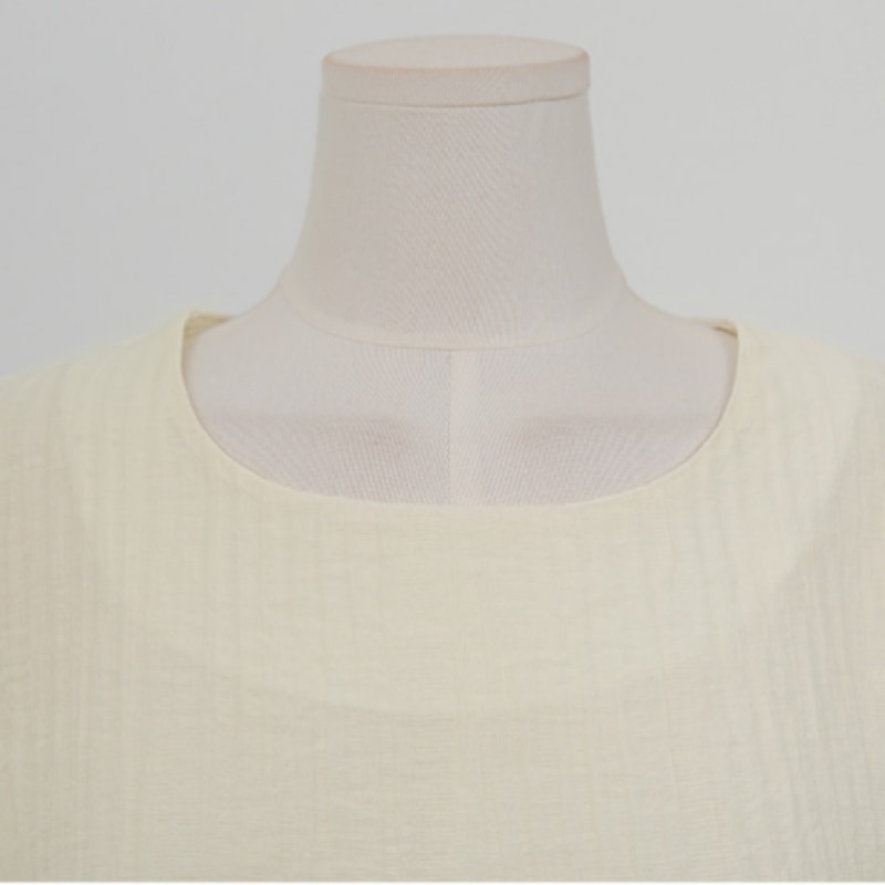 クリック＆ファニーロザンヌピンタックパフブラウス