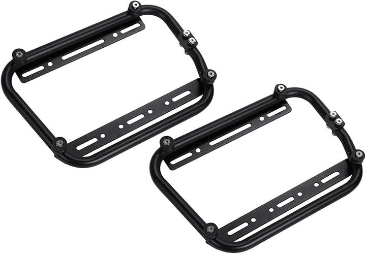 バイク用 サイドボックス 取り付けステー 左右セット 汎用 パニアケース キャリア サポート(ステー付き) バイク用 サイドボックス 取り付けステー 左右セット 汎用 パニアケース キャリア サポート(ステー付き)