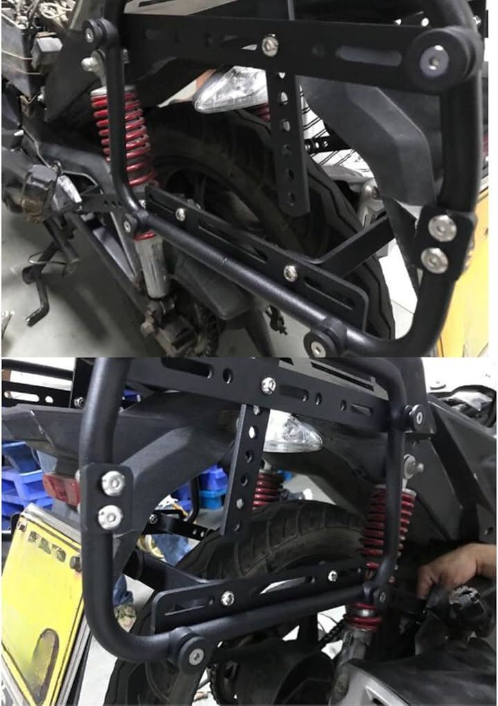 バイク用 サイドボックス 取り付けステー 左右セット 汎用 パニアケース キャリア サポート(ステー付き) バイク用 サイドボックス 取り付けステー 左右セット 汎用 パニアケース キャリア サポート(ステー付き)