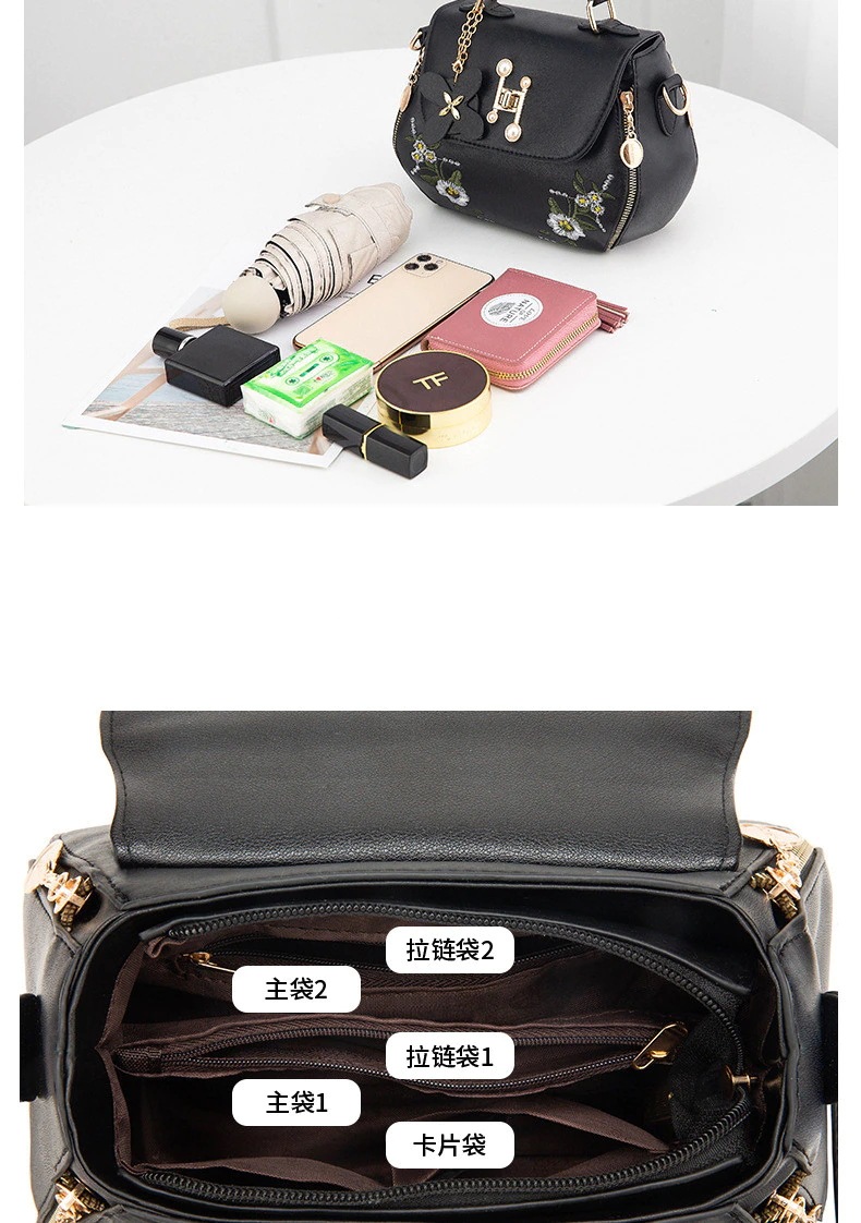 女性のためのイミテーションレザーハンドバッグ,ファッション,刺leather,トップハンドル,エレガ